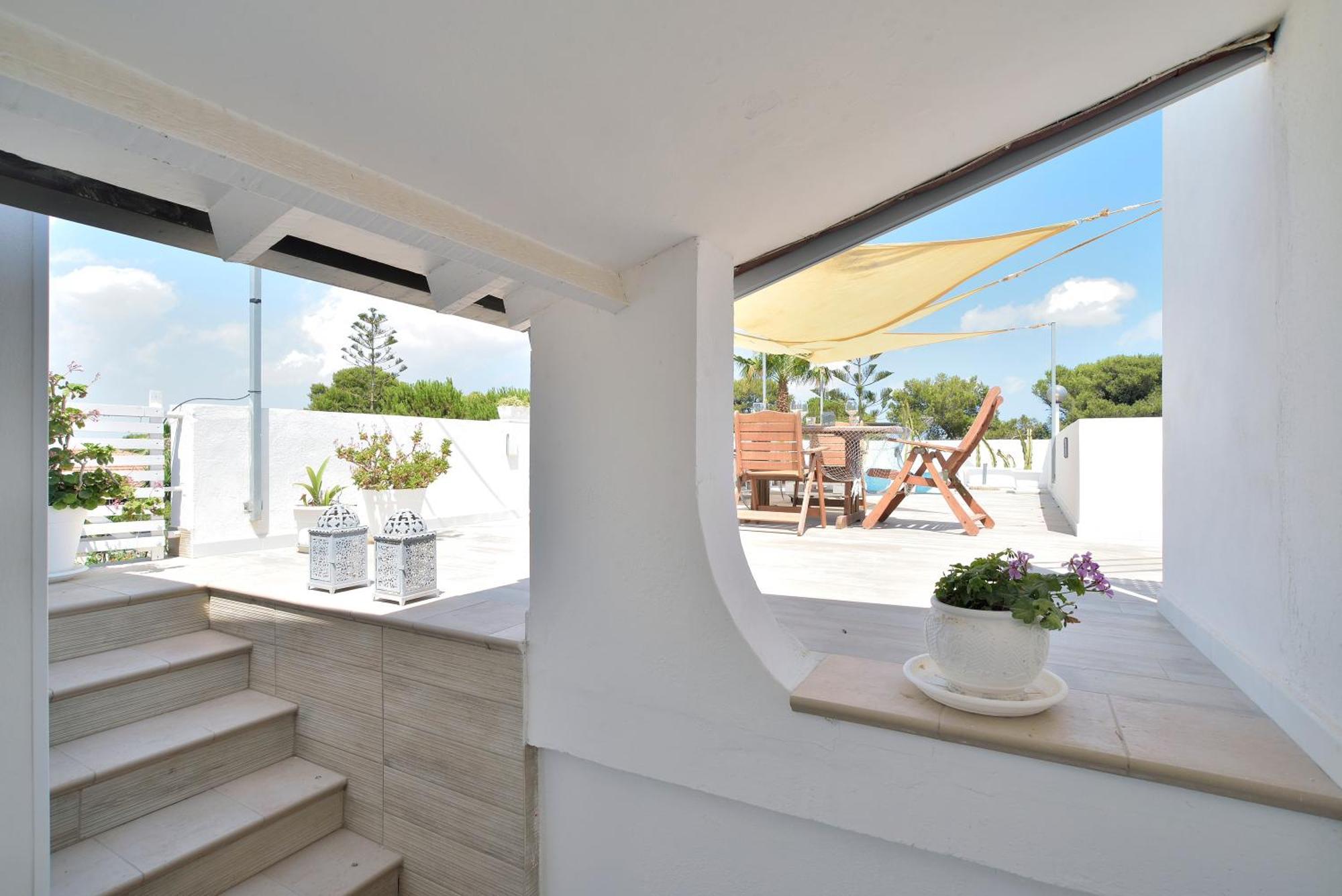 Romantic House Terrazza Vista Mare Santa Maria Del Focallo Chambre photo